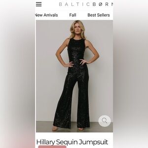 NWT Baltic Born Hillary Sequin Jumpsuit
